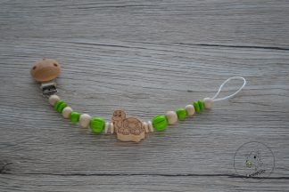 Schnullerkette Schildkröte grün