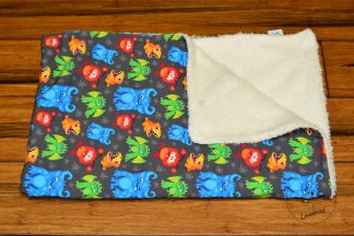 Babydecke Monster flauschig
