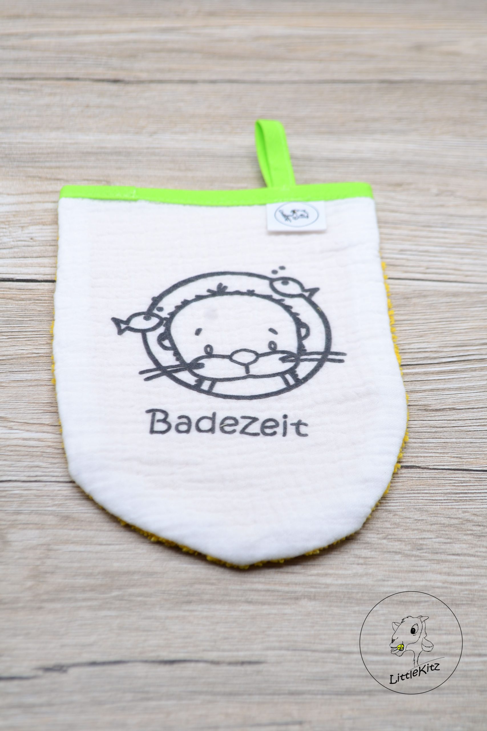 Waschlappen Badezeit