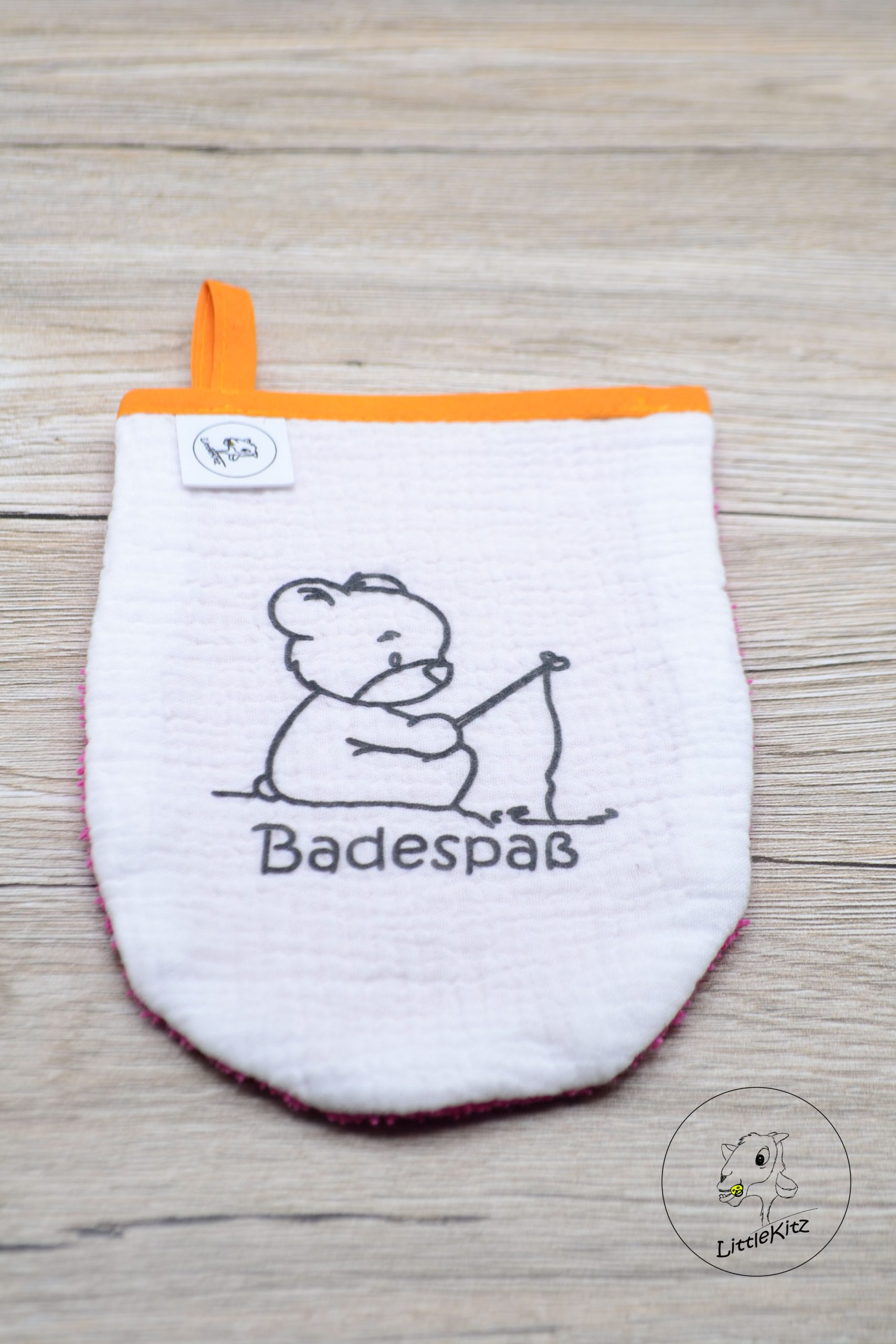 Waschlappen Badespaß