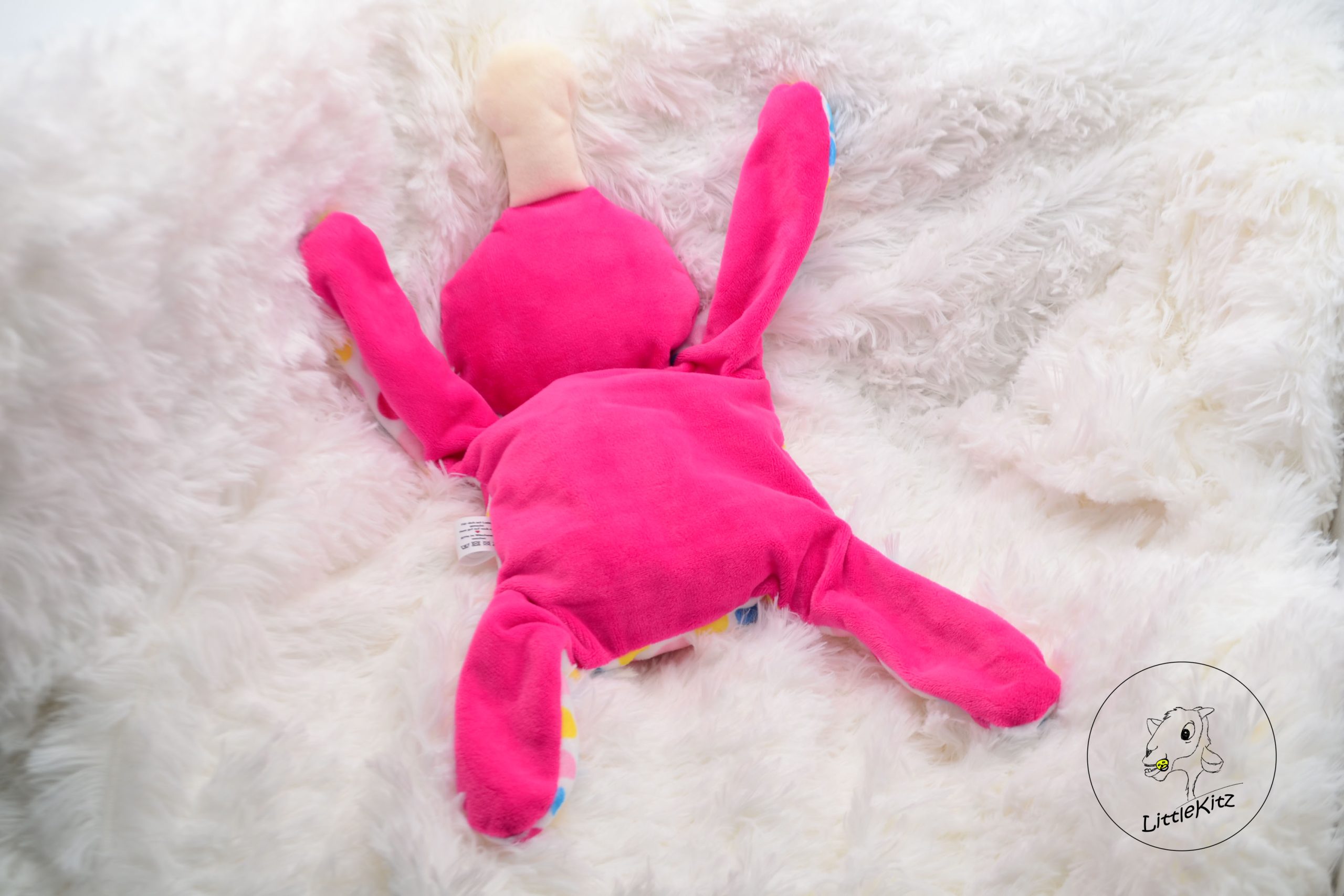 Schmusetuch Alien Pinky