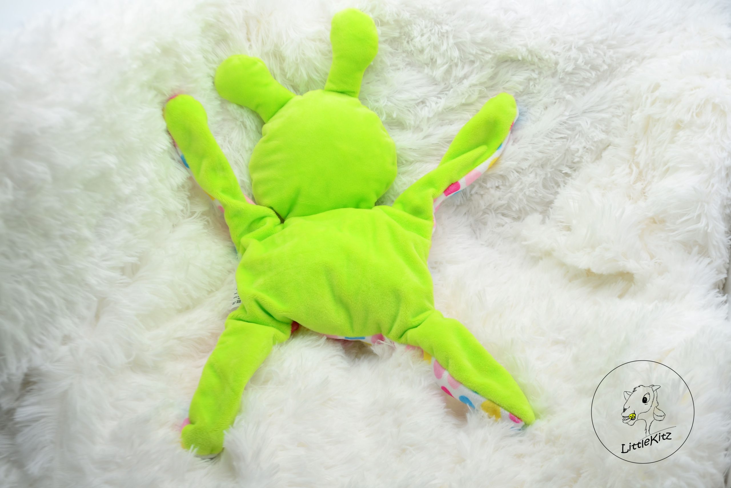 Schmusetuch Alien Greeny