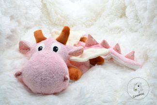 Schmusedrache Hellrosa