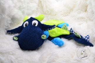 Schmusedrache dunkel Blau