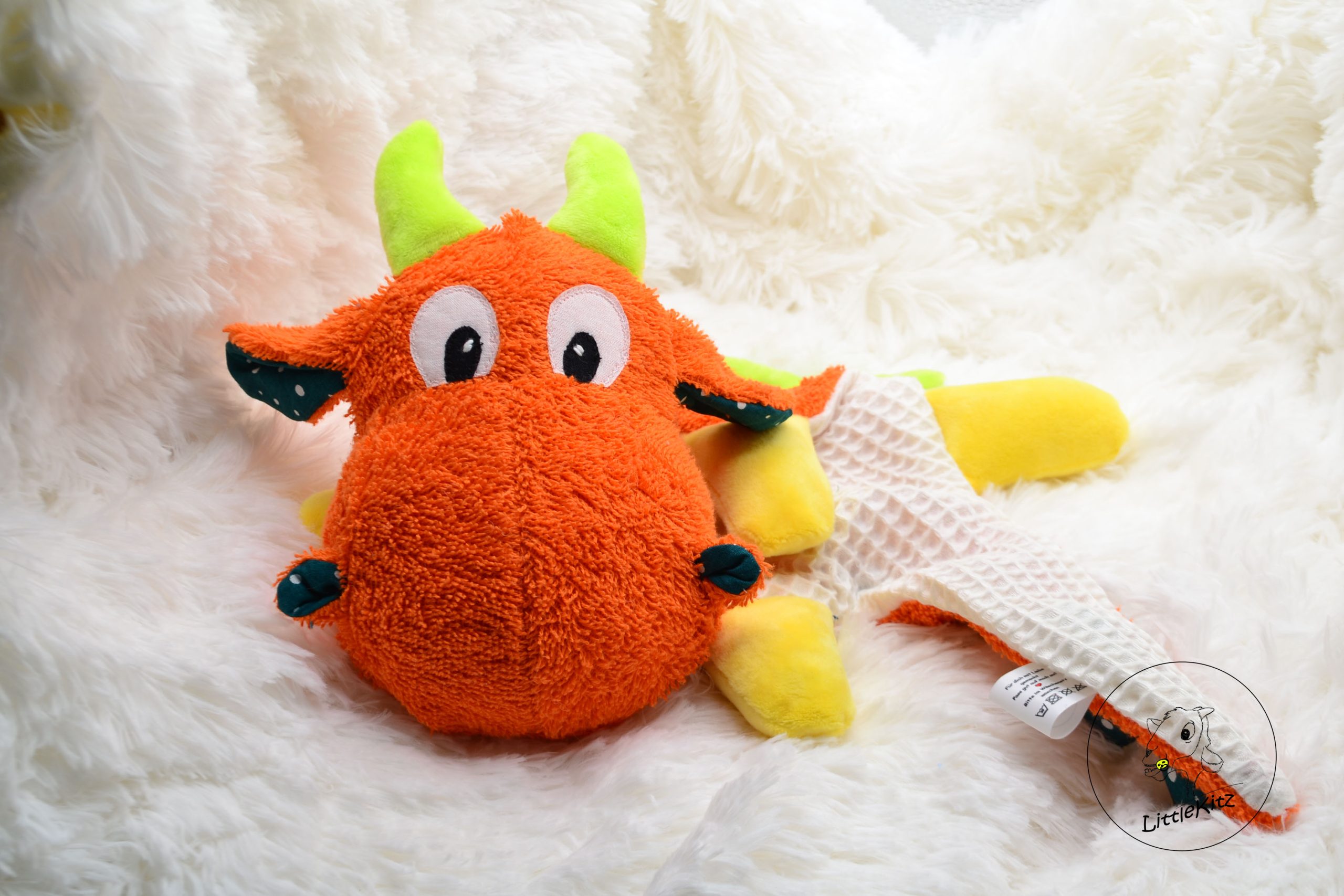 Schmusedrache Orange