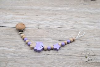 Schnullerkette Fuchs violett