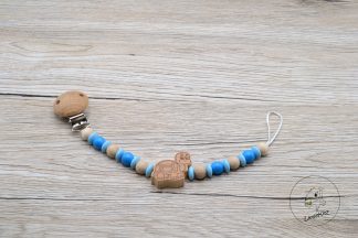 Schnullerkette Schildkröte blau