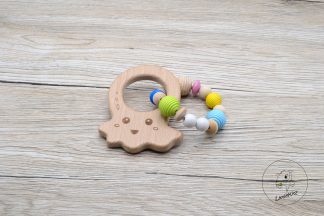 Beißring Qualle bunt
