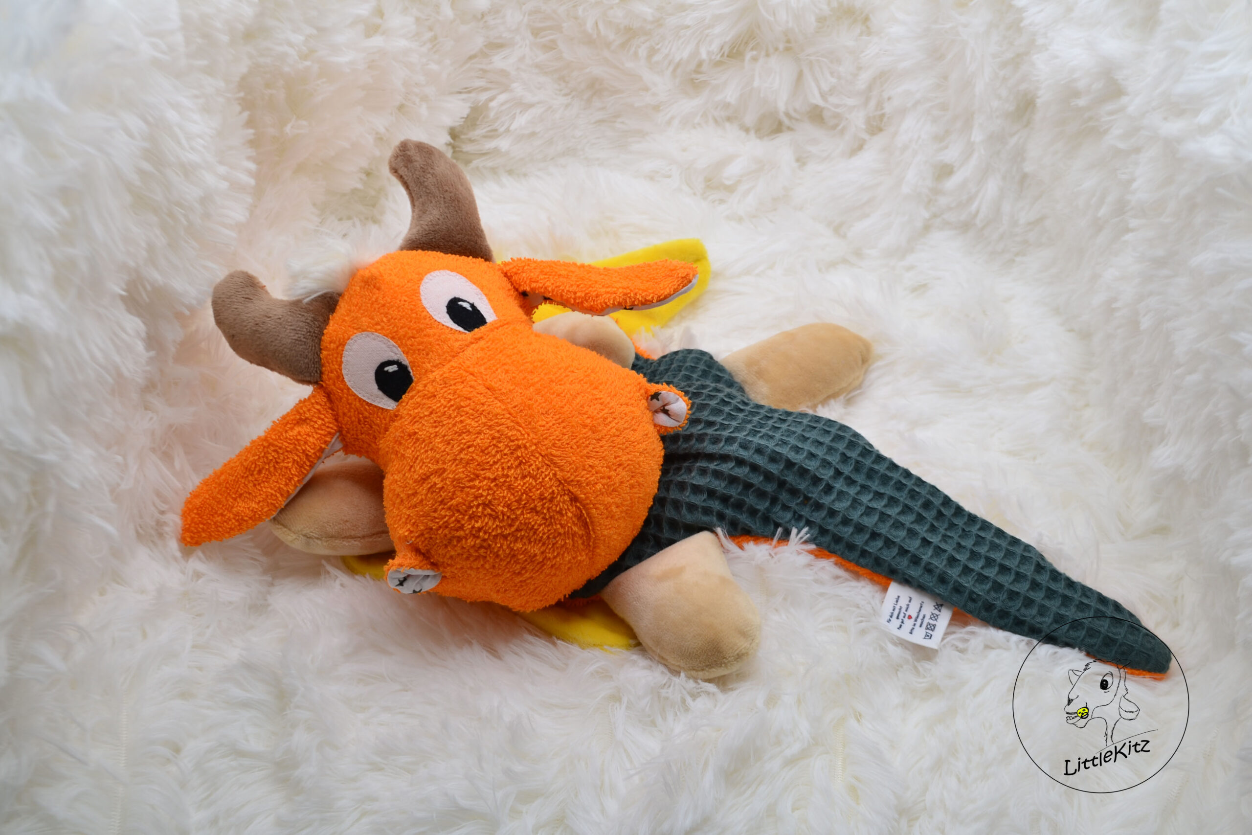 Schmusedrache Orange